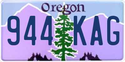 OR license plate 944KAG