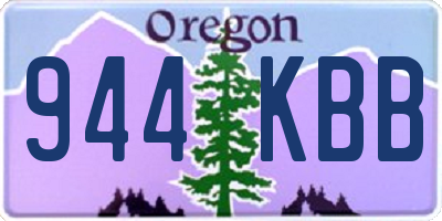 OR license plate 944KBB