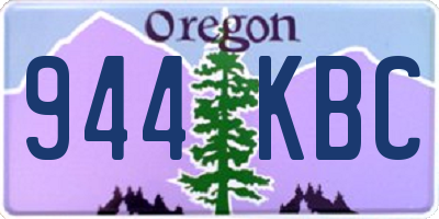 OR license plate 944KBC