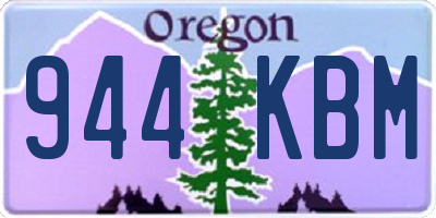 OR license plate 944KBM