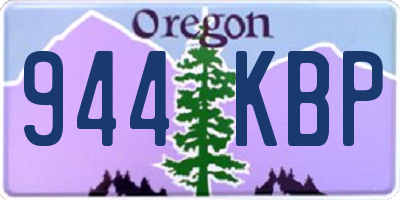 OR license plate 944KBP