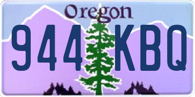 OR license plate 944KBQ