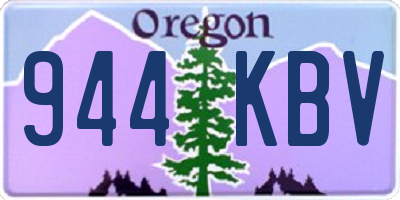 OR license plate 944KBV