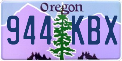 OR license plate 944KBX