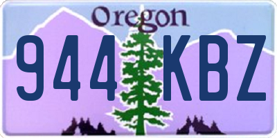 OR license plate 944KBZ