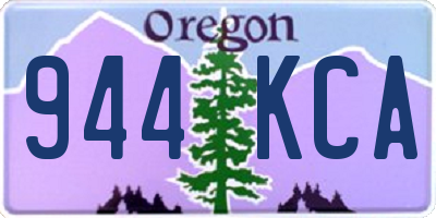 OR license plate 944KCA