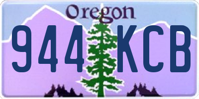OR license plate 944KCB