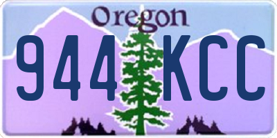 OR license plate 944KCC