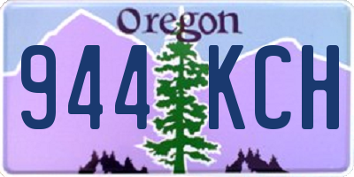 OR license plate 944KCH