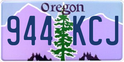 OR license plate 944KCJ