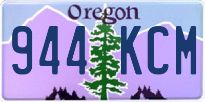OR license plate 944KCM