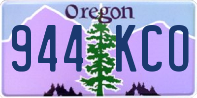OR license plate 944KCO