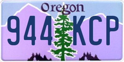 OR license plate 944KCP