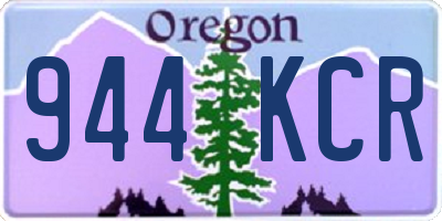 OR license plate 944KCR