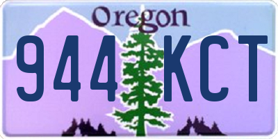 OR license plate 944KCT