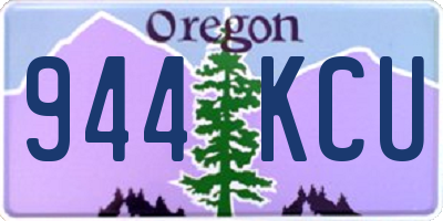 OR license plate 944KCU