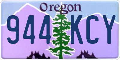 OR license plate 944KCY