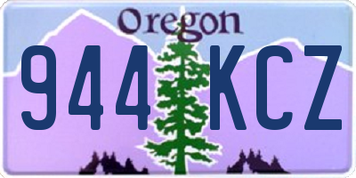 OR license plate 944KCZ