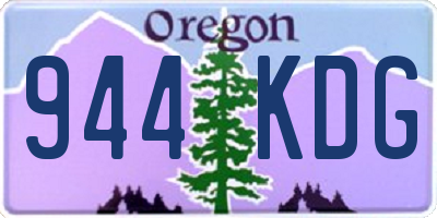 OR license plate 944KDG