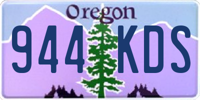OR license plate 944KDS