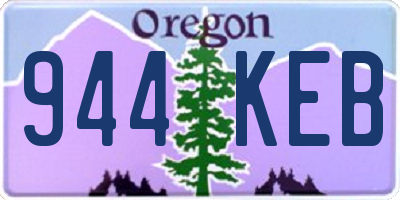 OR license plate 944KEB