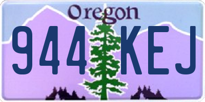OR license plate 944KEJ