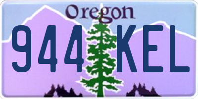 OR license plate 944KEL