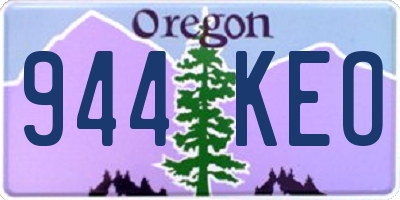 OR license plate 944KEO