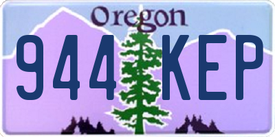 OR license plate 944KEP