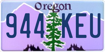 OR license plate 944KEU