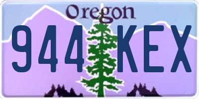 OR license plate 944KEX