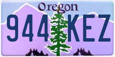 OR license plate 944KEZ