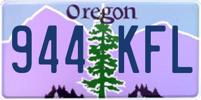 OR license plate 944KFL
