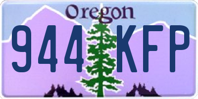 OR license plate 944KFP