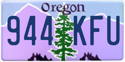 OR license plate 944KFU