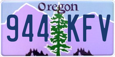 OR license plate 944KFV