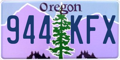 OR license plate 944KFX