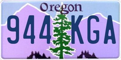 OR license plate 944KGA