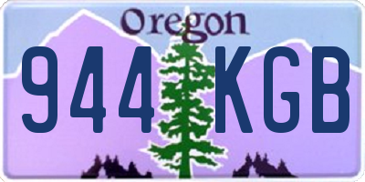 OR license plate 944KGB
