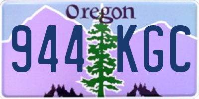 OR license plate 944KGC