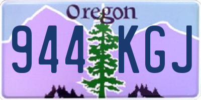 OR license plate 944KGJ