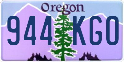 OR license plate 944KGO