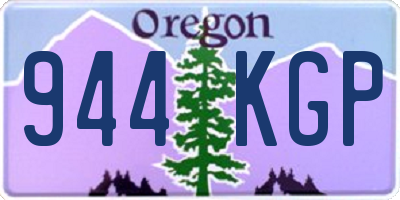 OR license plate 944KGP