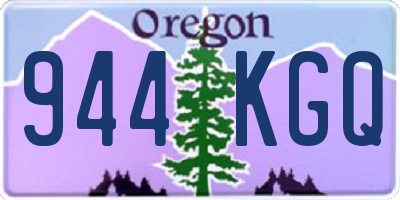 OR license plate 944KGQ