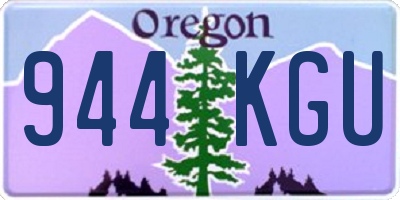 OR license plate 944KGU