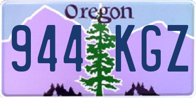 OR license plate 944KGZ