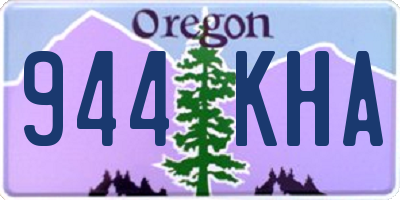 OR license plate 944KHA