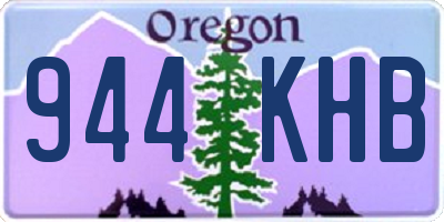 OR license plate 944KHB