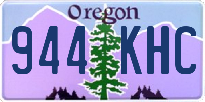 OR license plate 944KHC