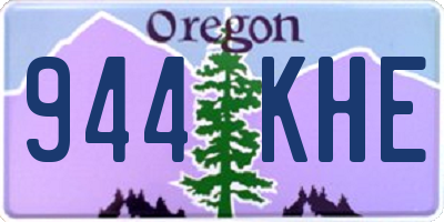 OR license plate 944KHE